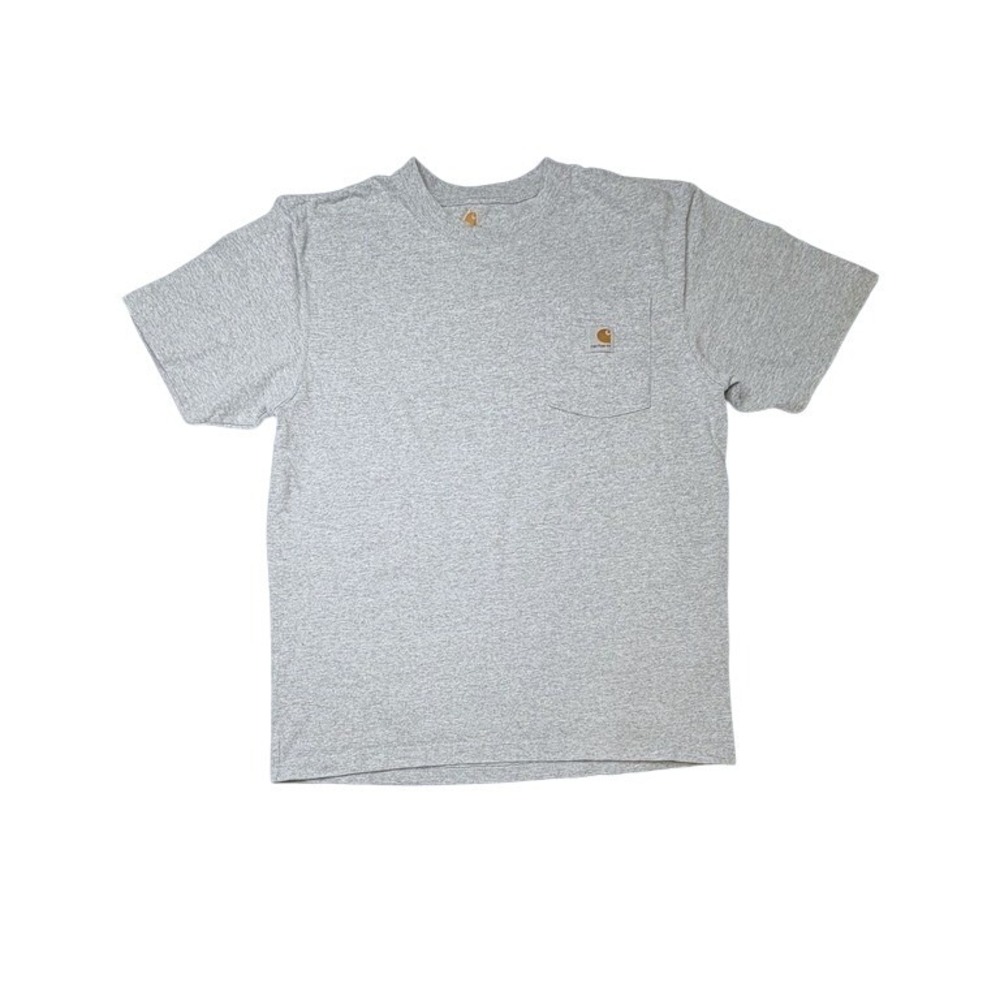 Carhartt Grey Heavyweight Original Fit Pocket T-Shirt MEDIUM Workwear Blokecore